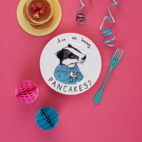 'Are We Having Pancakes?' tallerken