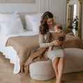 Ring Sling Leo Café – woven cotton