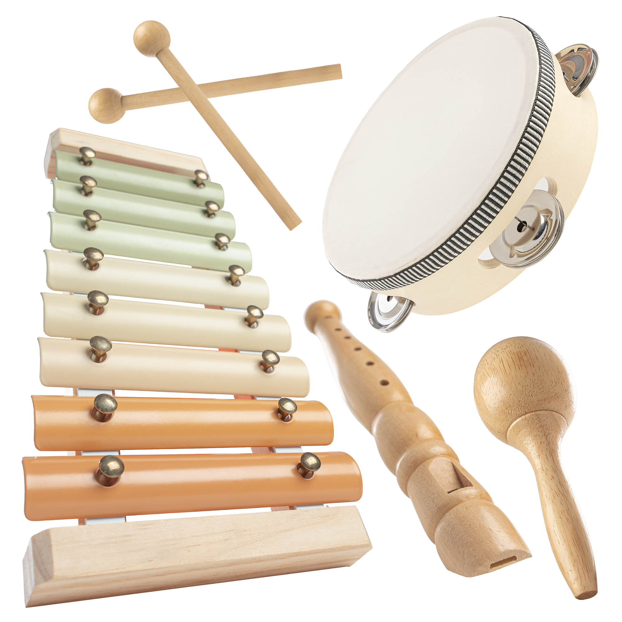 Musikkinstrumentsett for små musikere