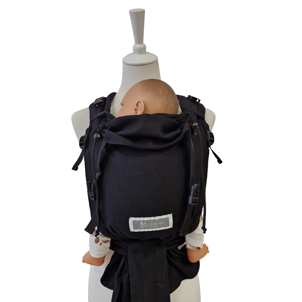 Talemo Leo Baby Carrier Black – Ergonomic and Flexible from Newborn