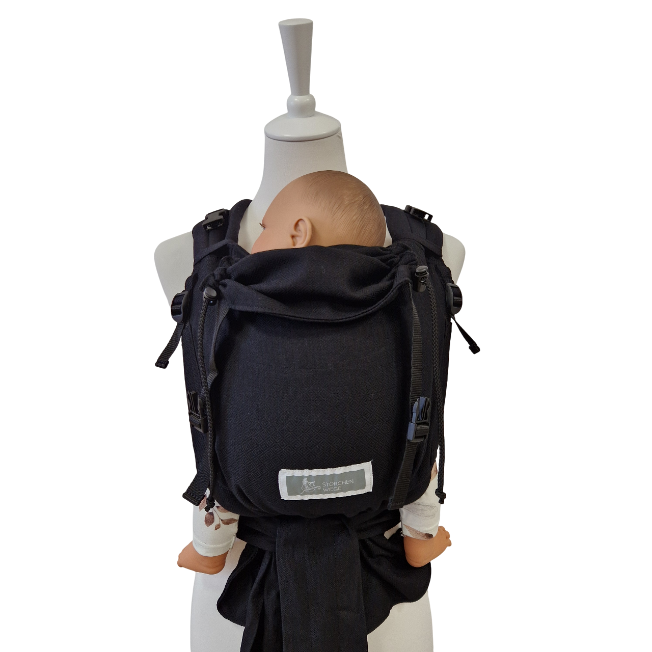 Talemo Leo Baby Carrier Black – Ergonomic and Flexible from Newborn