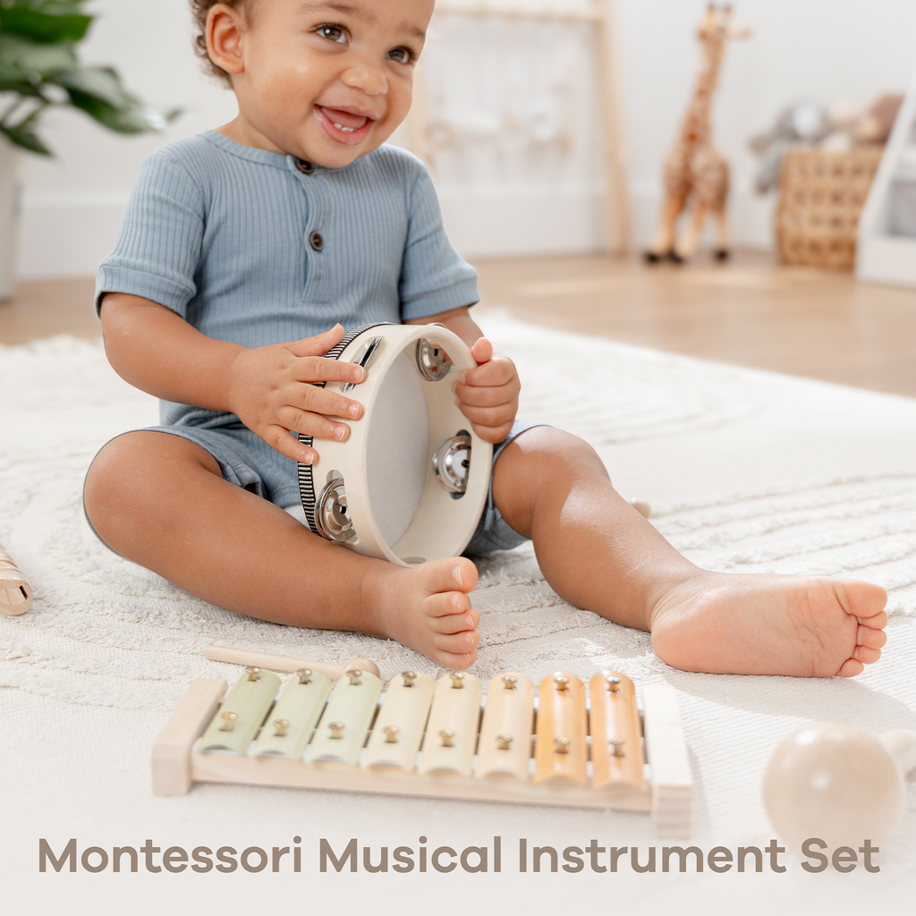 Musikkinstrumentsett for små musikere