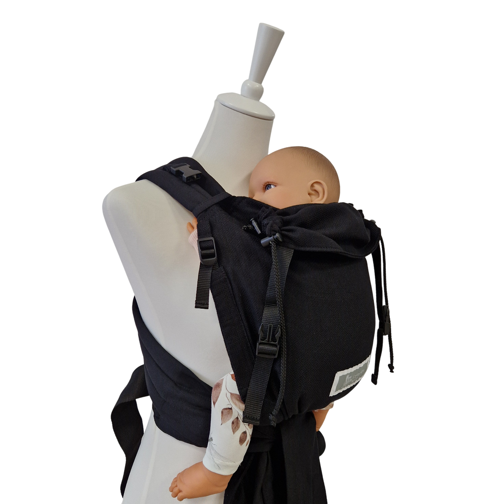 Talemo Leo Baby Carrier Black – Ergonomic and Flexible from Newborn