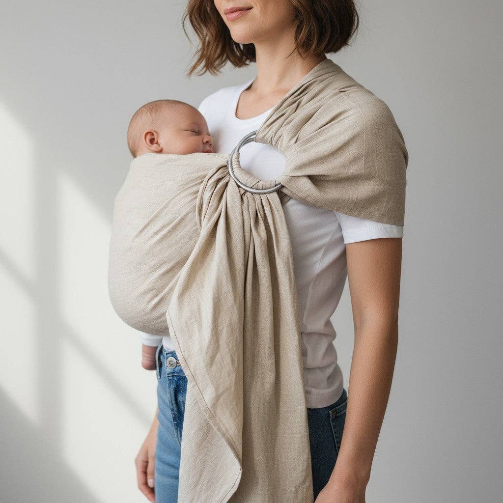 Linen Ring Sling Ivory – Linen Ring Sling