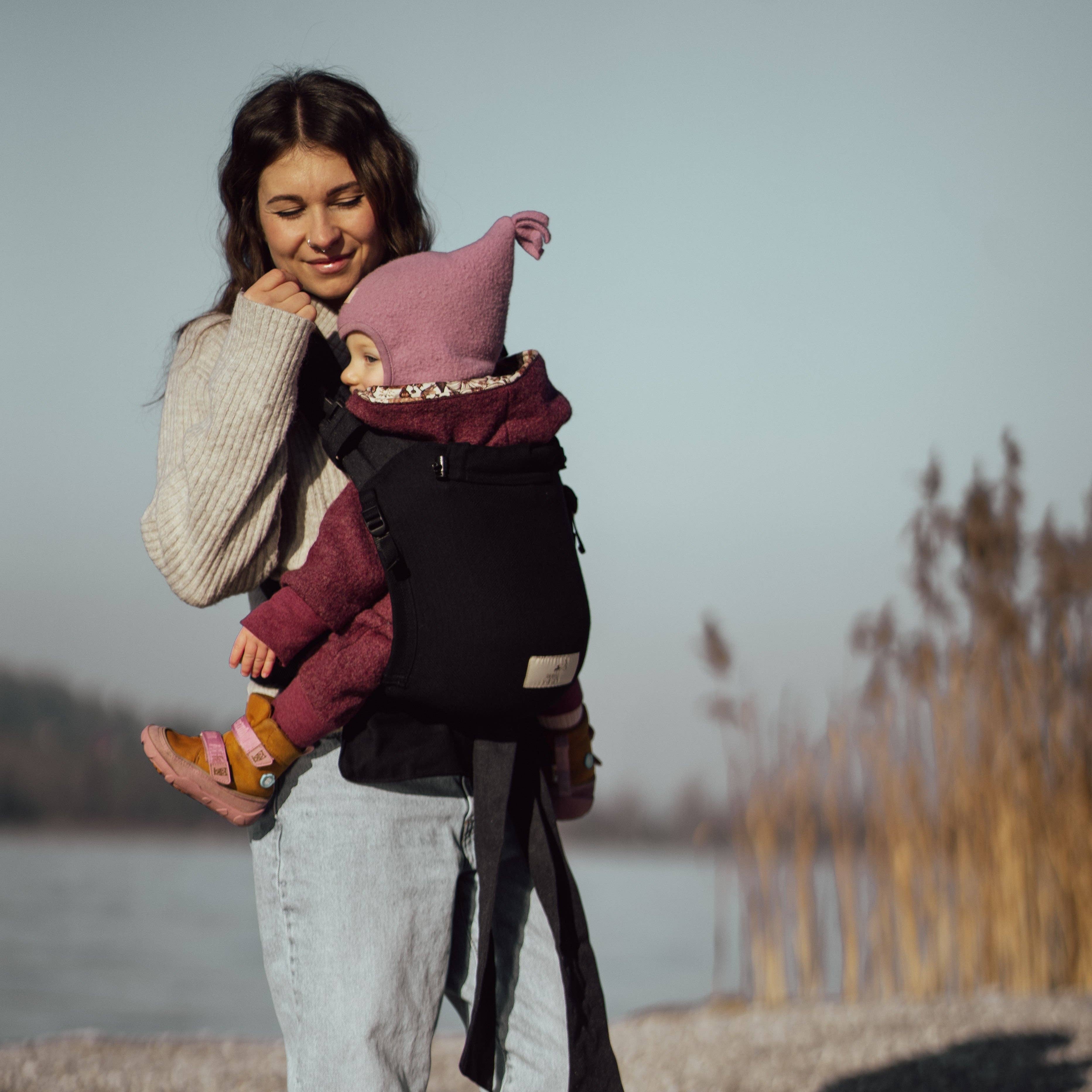 Talemo Leo Baby Carrier Black – Ergonomic and Flexible from Newborn